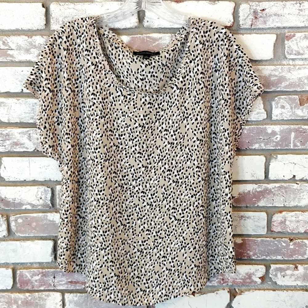 Banana Republic Animal Print Top